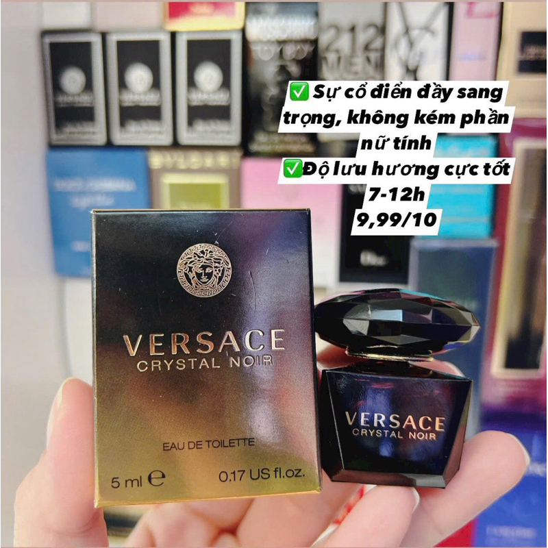 NƯỚC HOA VERSACE CRYSTAL NOIR 5ML