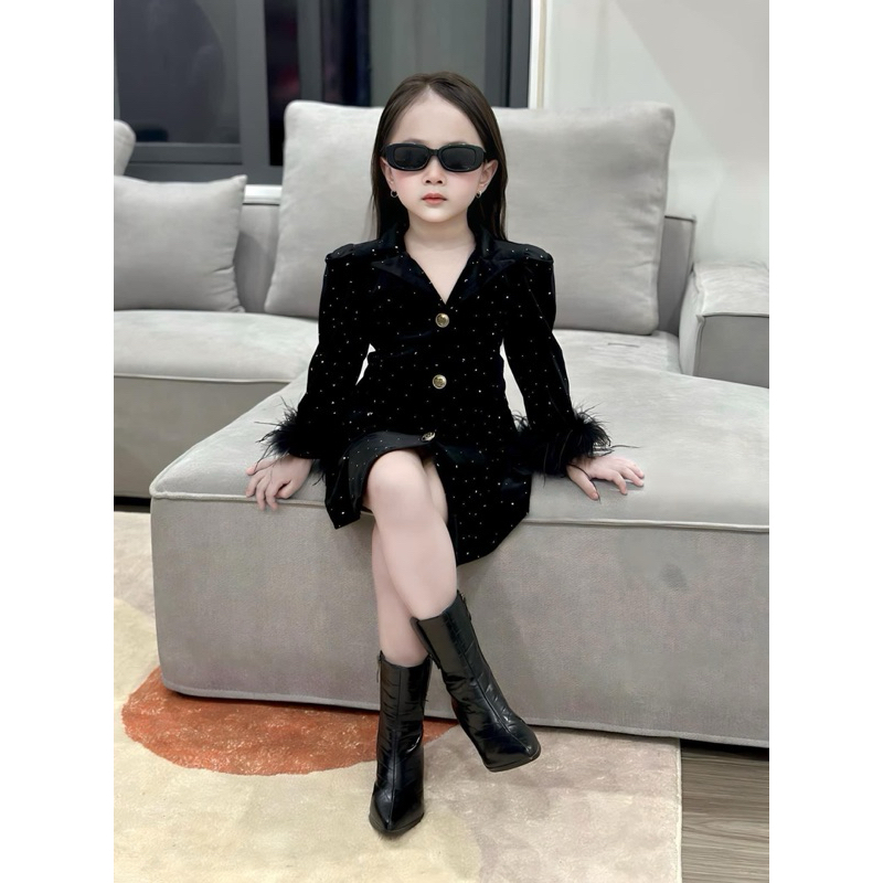 Dam vest sang chanh cho be gái