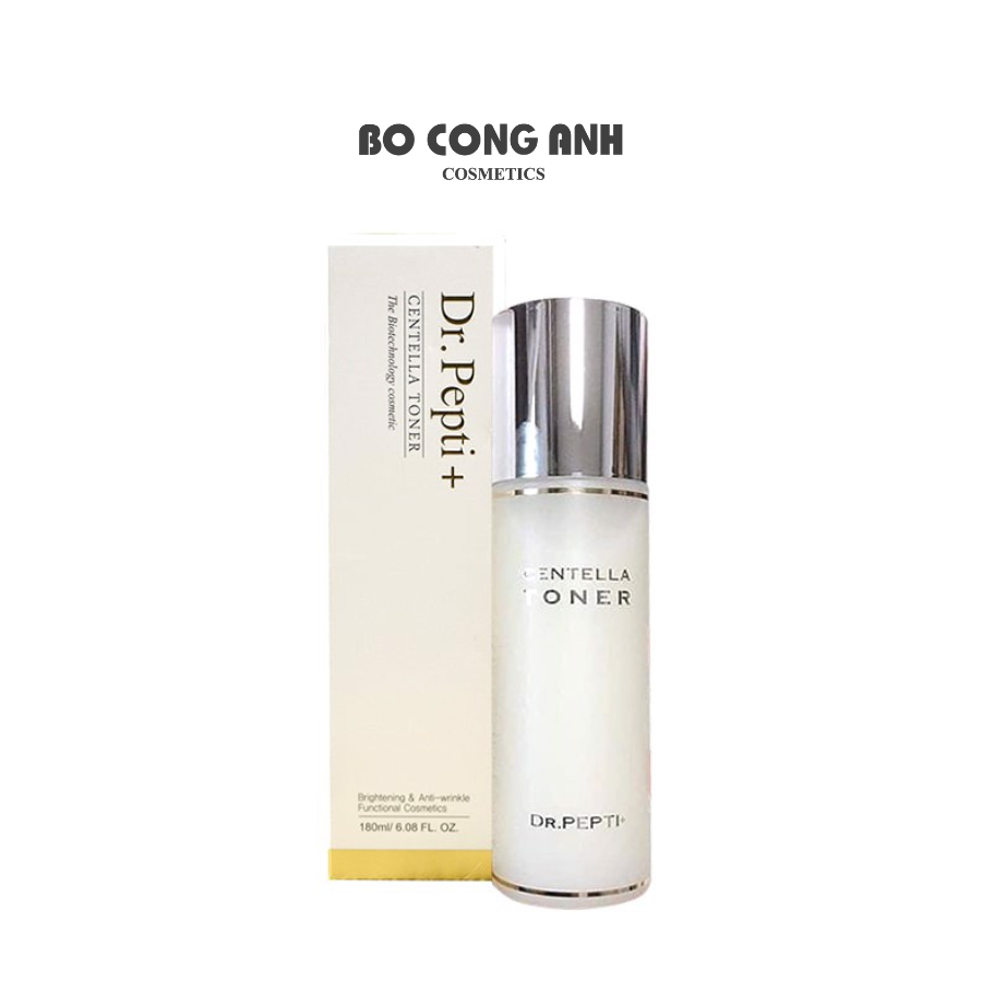 Nước Hoa Hồng Dưỡng Da Căng Bóng Dr.Pepti Centella Toner 180ml