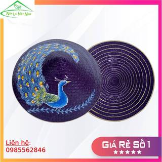 Nón cỏ bàng vẽ - Nón vẽ công