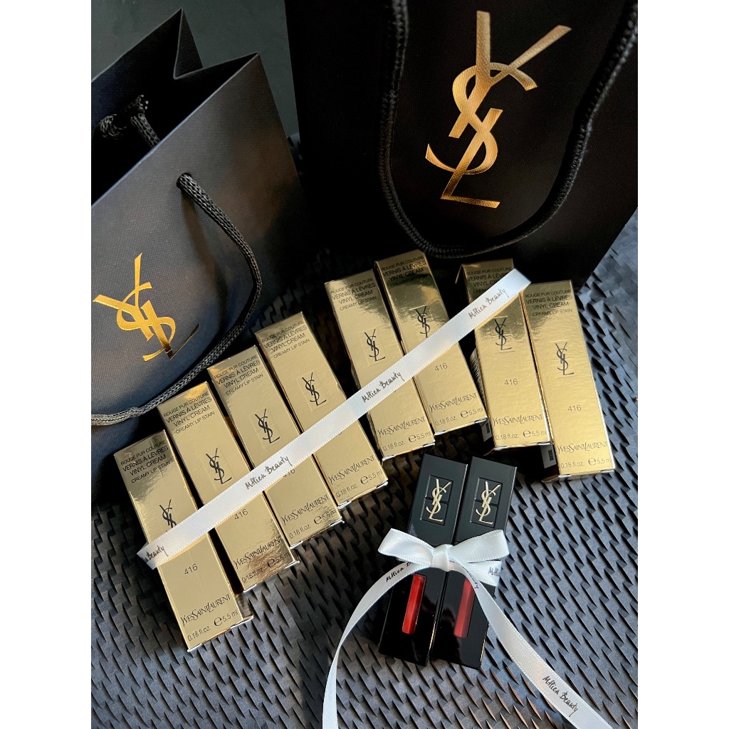 Son Kem YSL Vinyl Cream Lip Stain 416, 420 Fullbox