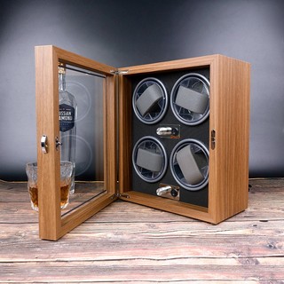 CAO CẤP Hộp Đựng Đồng Hồ Cơ 4 Xoay Đứng