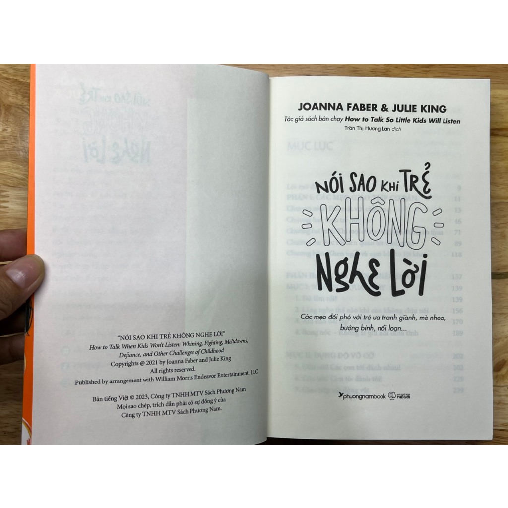 Sách - Nói Sao Khi Trẻ Không Nghe Lời