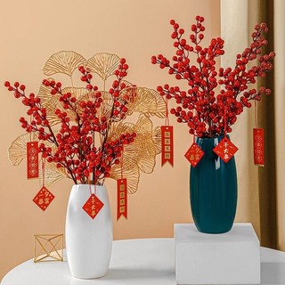 🌸Hoa Tết🌸 Cành đào đông đỏ trang trí nhà cửa Tết 2024