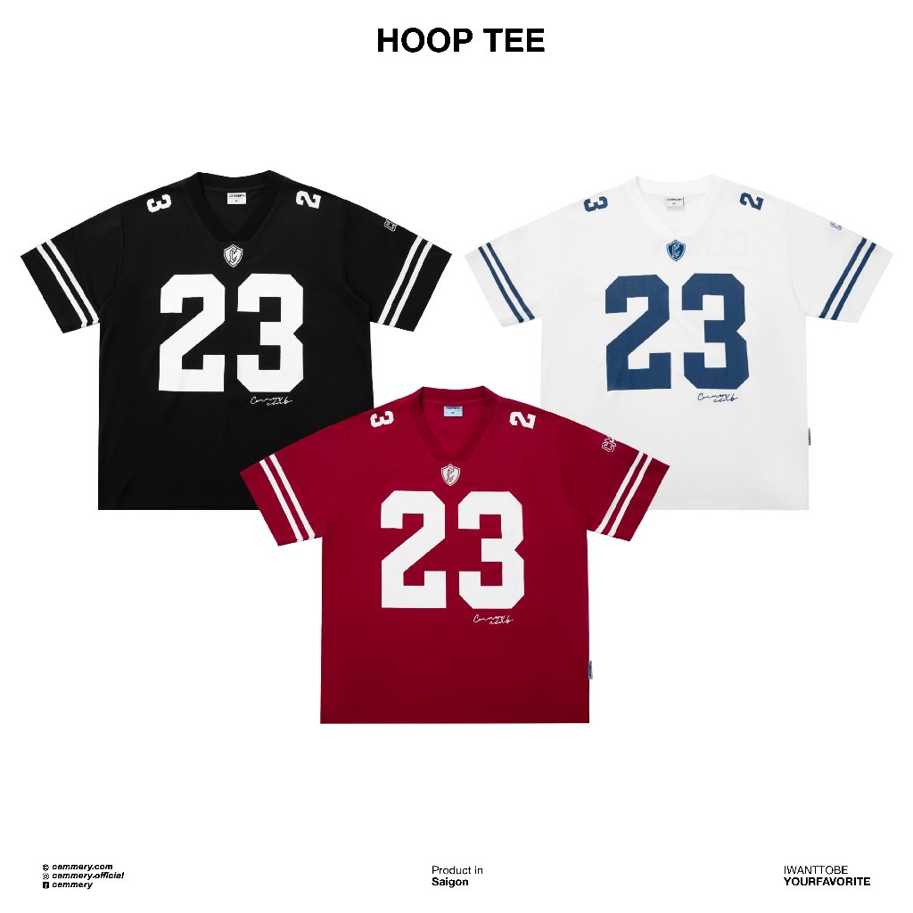 Áo Thun Nam Nữ Thể Thao Hoop Tee LocalBrand Cemmery 3 Màu Unisex