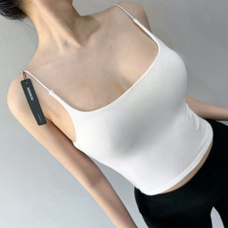Áo hai dây bún nhọn có mút đệm ANNAKIKI croptop - 140