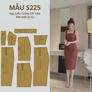 RẬP GIẤY CỨNG CẮT SẴN ĐẦM BODY S225