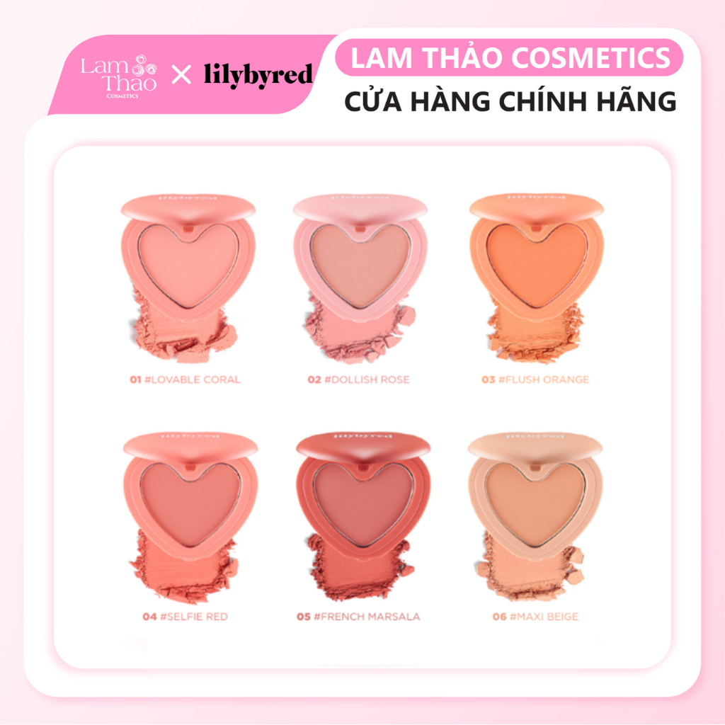 Phấn Má Hồng Dễ Thương Lilybyred Luv Beam Cheek