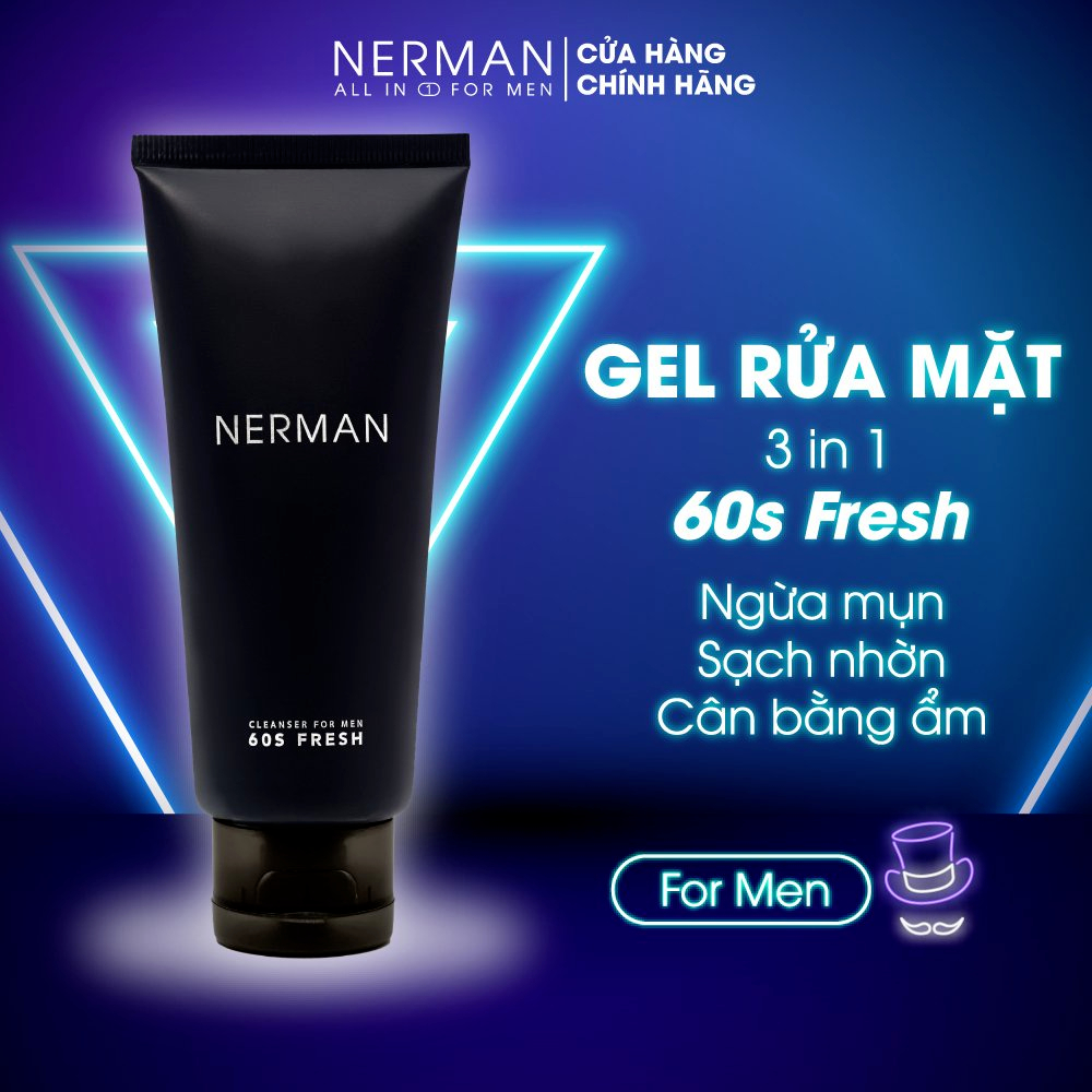 Combo Hoàn Hảo Sữa tắm gội hương nước hoa 350ml & Gel rửa mặt 60S Fresh 100ml & Dung dịch vệ sinh 100ml