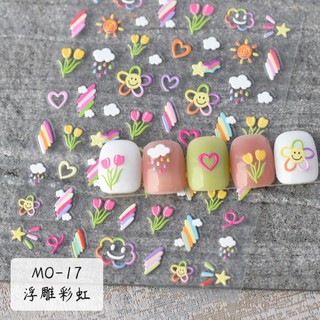 Sticker dán móng tay 5D mã MO-1x  hình dán sticker, sticker dán móng, sticker nail