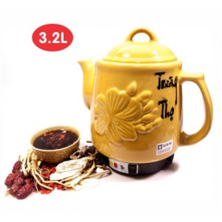 Ấm sắc thuốc bắc bằng điện Trường Thọ 3.2 lít Có Chuông Báo hàng cao cấp