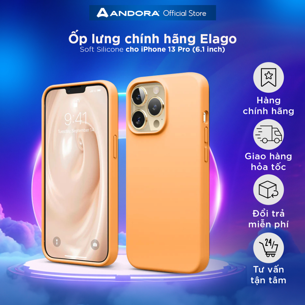 Ốp lưng Elago Soft Silicone cho Iphone 13 Pro 6.1 (inch)