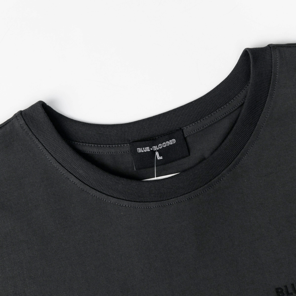 Áo Phông Cộc Tay Chất Cotton, Cổ Tròn, Áo Thun Nam Nữ Unisex thiết kế trơn In Blue Blooded