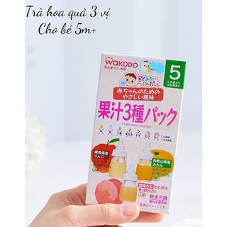 Trà hoa quả Wakodo Nhật Bản cho bé từ 5 tháng tuổi