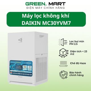 Máy lọc không khí daikin mc30yvm7 | lọc không khí daikin mc30 màu trắng 23m2 | công nghệ streamer