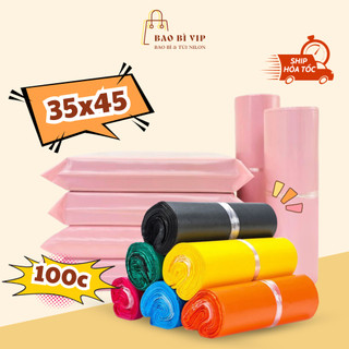 Túi niêm phong 32x45cm, cuộn 100 chiếc túi tự dính đóng gói hàng chất lượng, keo siêu chắc, siêu dai