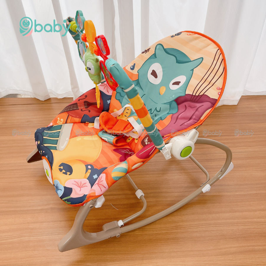 Ghế Rung Cho Bé Có Nhạc Và Bập Bênh Cao Cấp