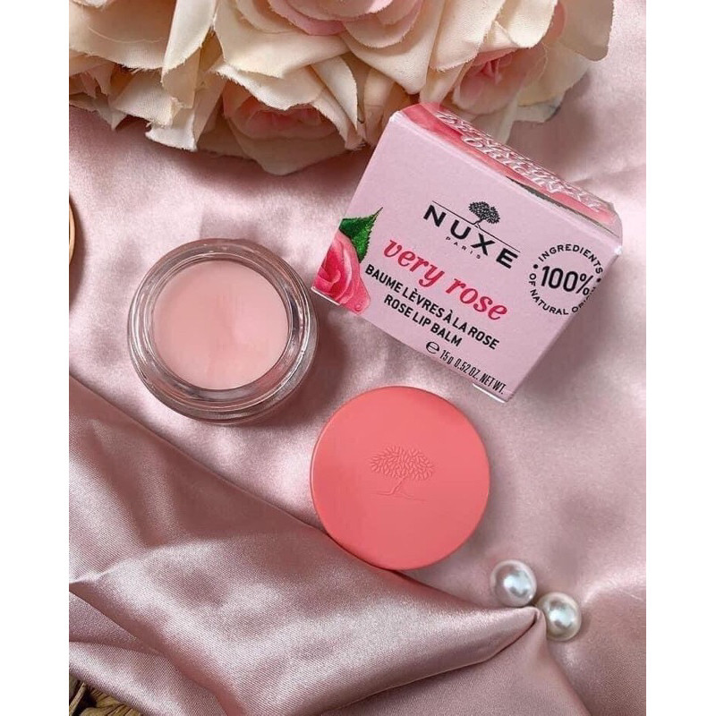 Dưỡng môi Nuxe Very Rose hoa hồng sang chảnh 15gr