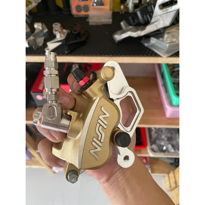 Pát Nissin 2 Pis Gắn Winner V1/Winner X Đi Đĩa Size Zin 256mm