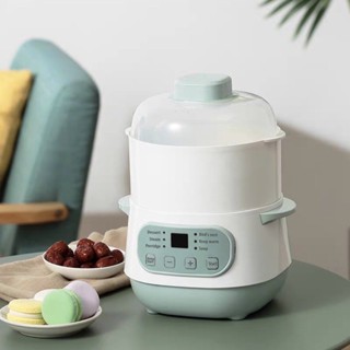 (Bản Tiếng Việt) Nồi Nấu Cháo Chậm BEEMI 1L - Nồi Chưng Yến, Nấu Hầm Cách Thủy Đa Năng, Nấu Chè, Giữ Ấm Tiện Lợi An Toàn