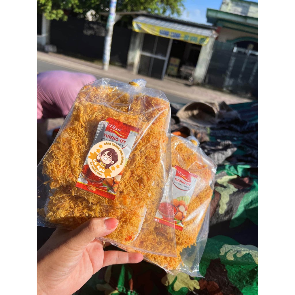 Combo 3 bịch cơm cháy siêu chà bông 600gr [FREE SHIP], cơm cháy phủ chà bông siêu ngon