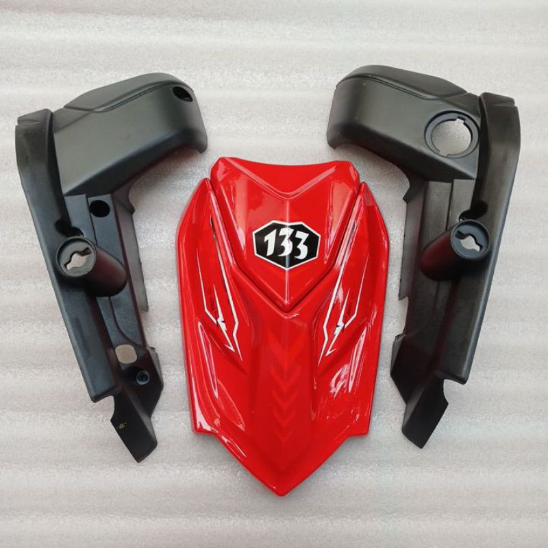 Bộ ốp xin nhan + mặt nạ quỷ, dùng cho xe điện M133, 133S, các dòng xe bò nhỏ