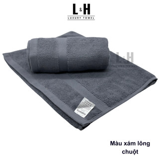 Khăn mặt cotton Basic, kt 30 * 50cm, thấm nước, không phải màu