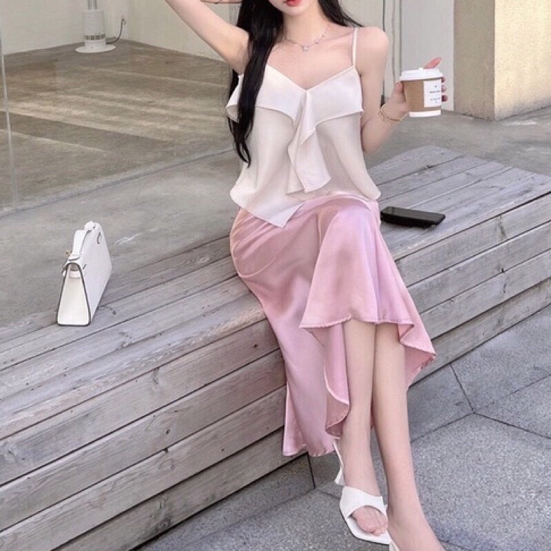 Chân Váy Lụa Công Sở