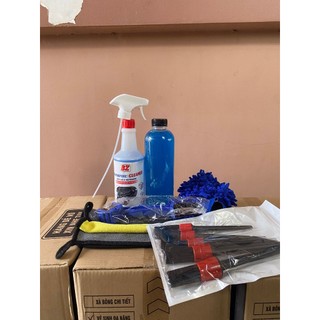 Combo rửa tẩy đa năng bz kèm xà bông xanh h2