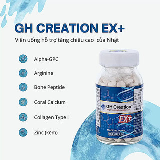 Tăng chiều cao gh creation ex+ nhật bản 270 viên chính hãng