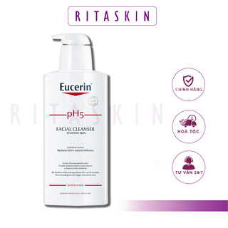 Eucerin Sữa Rửa Mặt pH5 Facial Cleanser Cho Da Nhạy Cảm