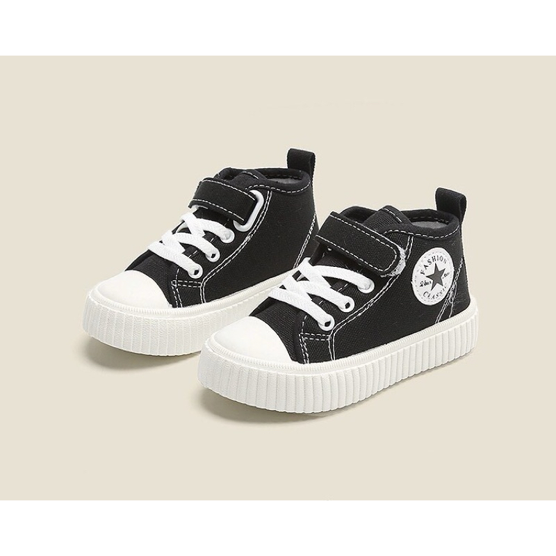 Giày Thể Thao Cao Cổ Cho Bé Trai Bé Gái Từ 1 Đến 7 Tuổi Phong Cách Thời Trang