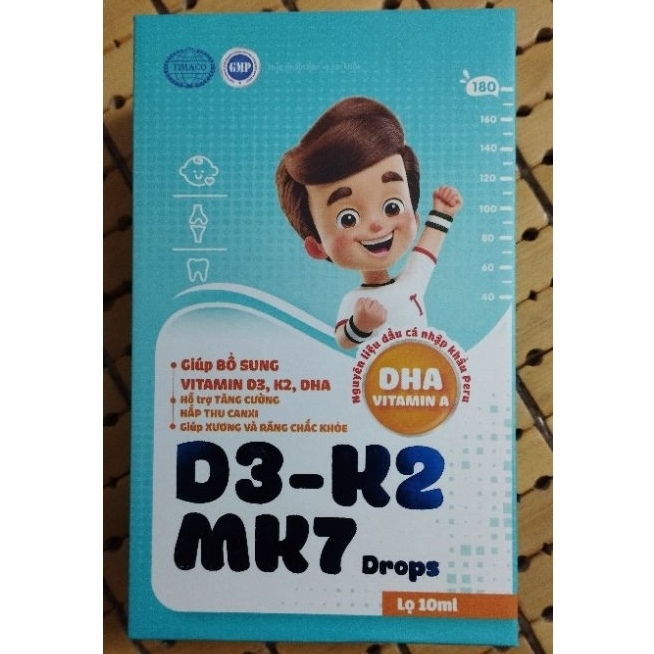 Vitamin D3 K2 MK7 - Drops 10ml