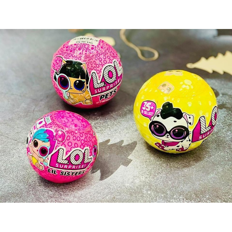 BỘ ĐỒ CHƠI TRỨNG LOL SURPRISE SET 3 QUẢ MIX KHÔNG TRÙNG