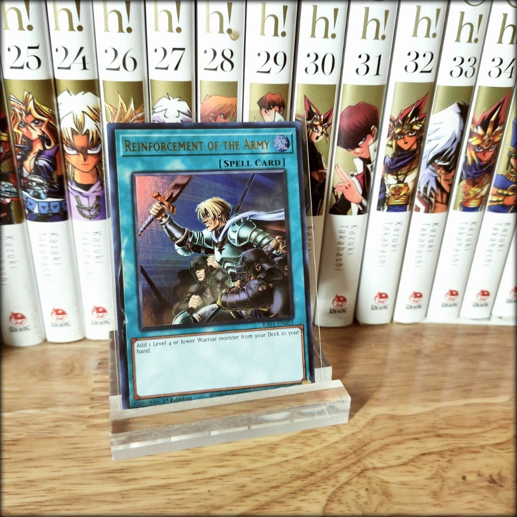 Thẻ bài Yugioh Chính Hãng Reinforcement of the Army