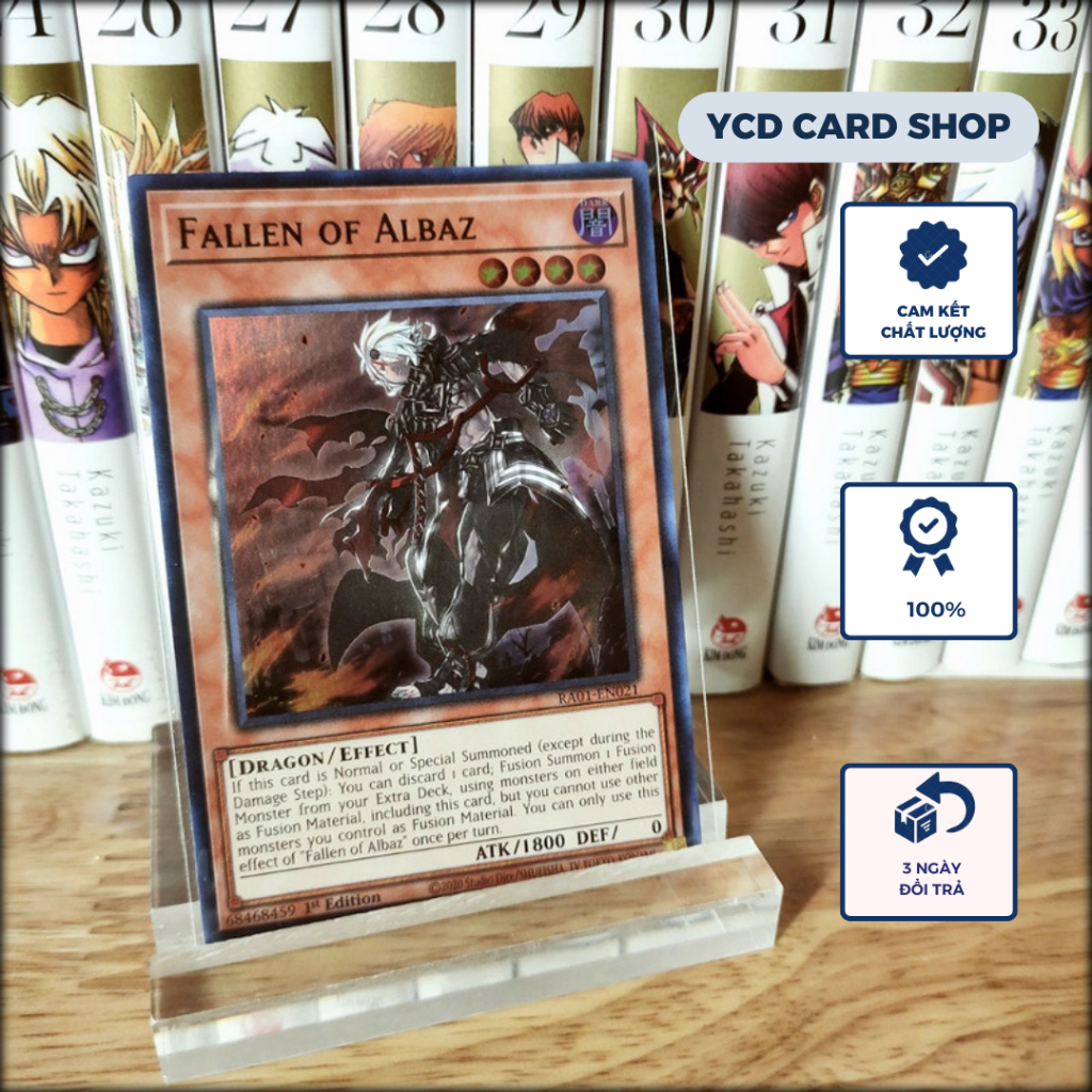Thẻ bài Yugioh Chính Hãng Fallen of Albaz