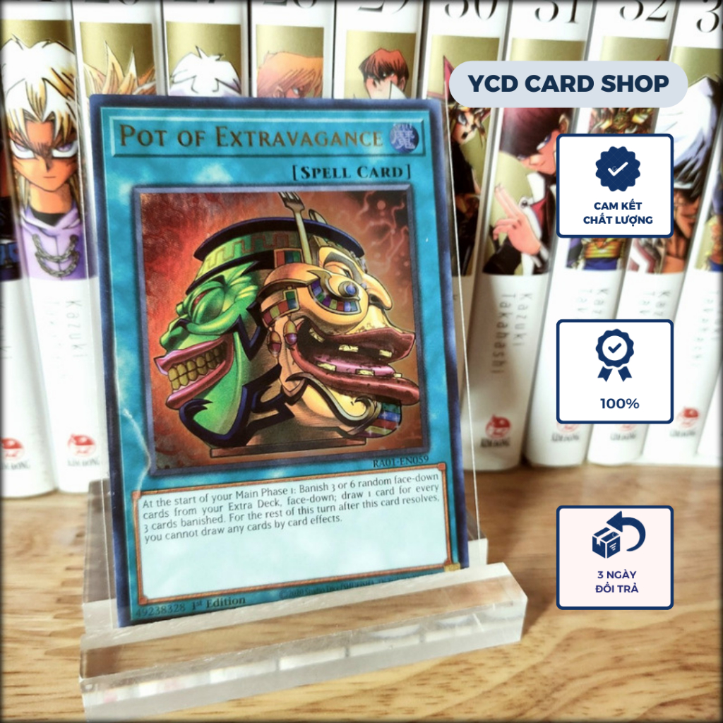 Thẻ bài Yugioh Chính Hãng  Pot of Extravagance