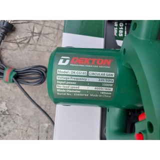 MÁY CƯA GỖ DEKTON DK-CG185 ( đã có lưỡi cắt)