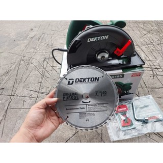 MÁY CƯA GỖ DEKTON DK-CG185 ( đã có lưỡi cắt)