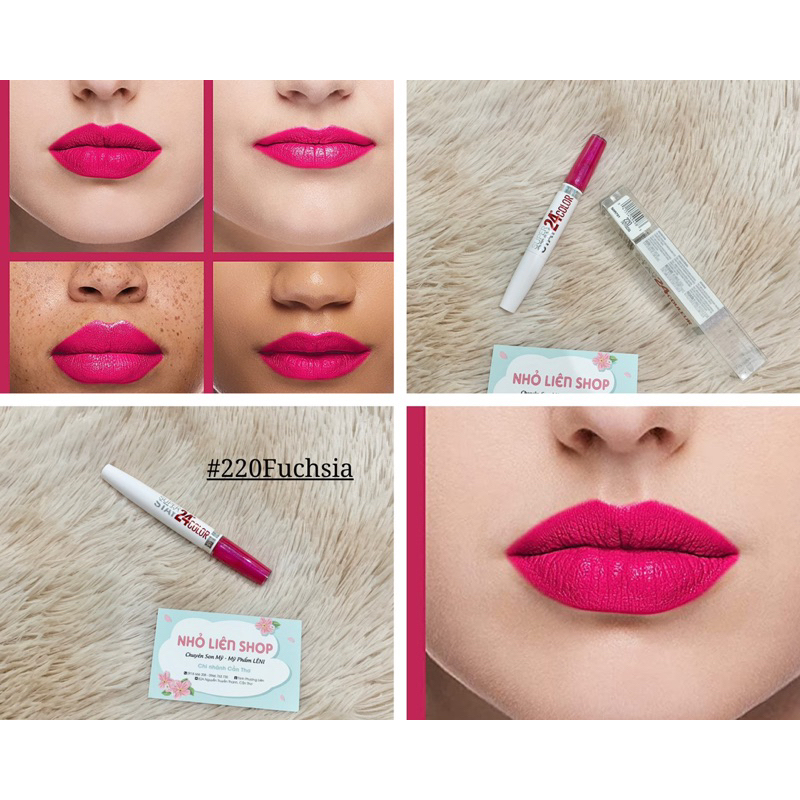 Son Maybelline Superstay 24h Color 2Step Liquid  mỹ