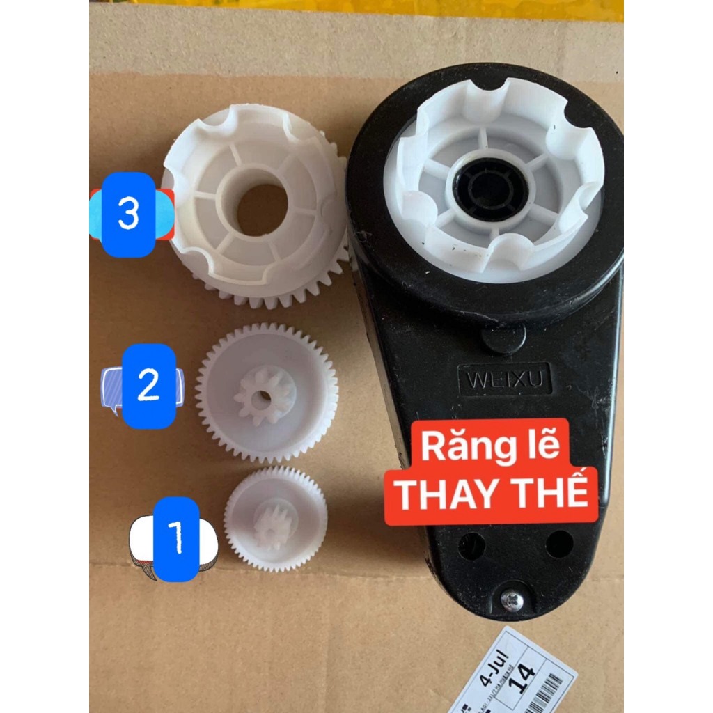 Bánh Răng Hộp Số 550 Bằng Nhựa Chuyên Dụng Cho Xe Điện / Xe Hơi Em Bé