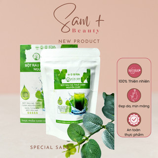 Bột rau má nguyên chất giúp da căng bóng mịn màng, thanh nhiệt, đẹp da, detox, hỗ trợ tiêu hoá hộp 50g