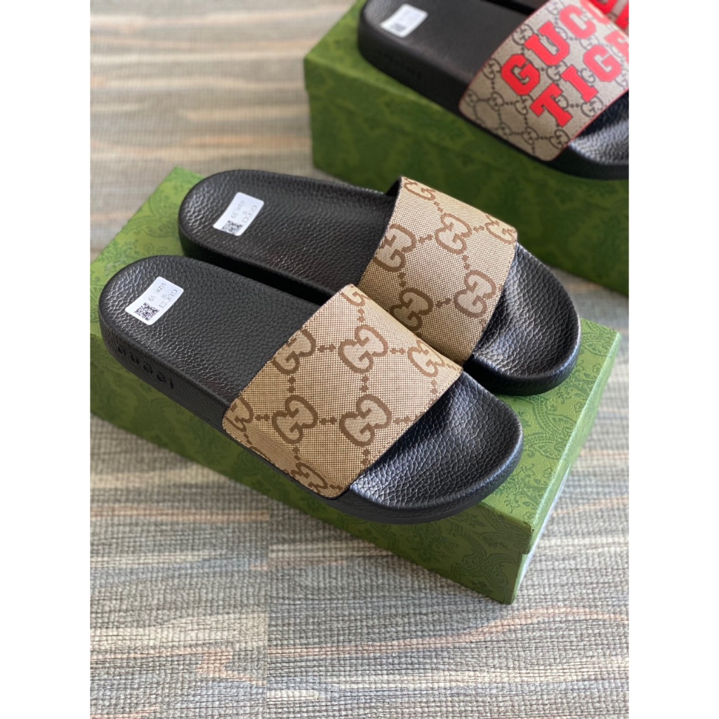 Dép Nam Quai Ngang Hoạ Tiết Chữ Tiger