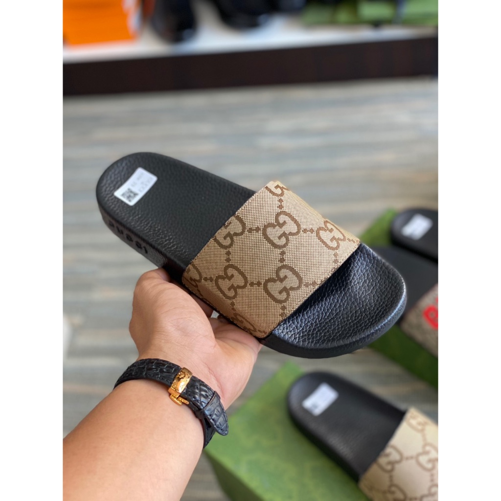 Dép Nam Quai Ngang Hoạ Tiết Chữ Tiger