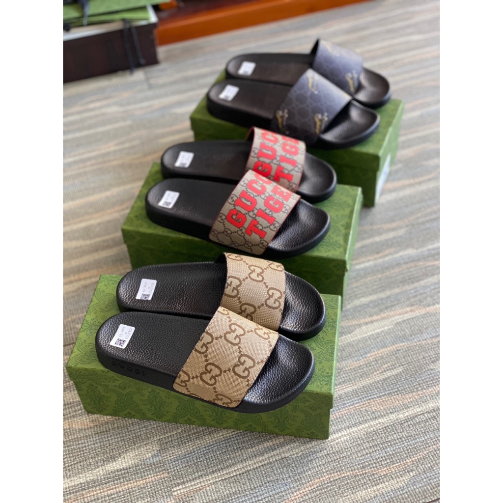 Dép Nam Quai Ngang Hoạ Tiết Chữ Tiger