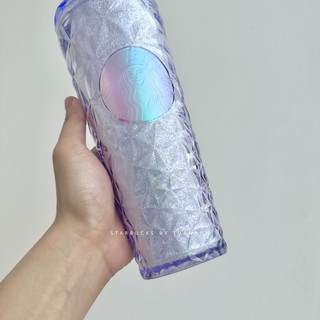 [Chính hãng] Ly Starbucks Diamond Glitter Purple 710ml