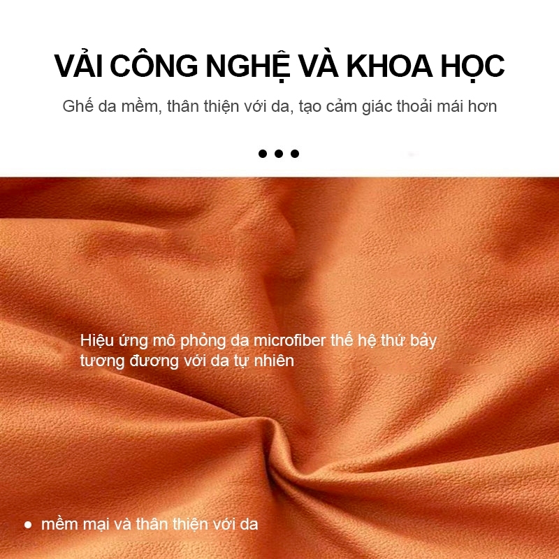 Ghế lười thư giãn GinGin Decor khung thép cacbon chắc chắn, Ghế Sofa bập bênh mặt da cao cấp độ đàn hồi cao | BigBuy360 - bigbuy360.vn
