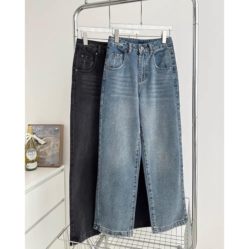 Quần jean túi thêu