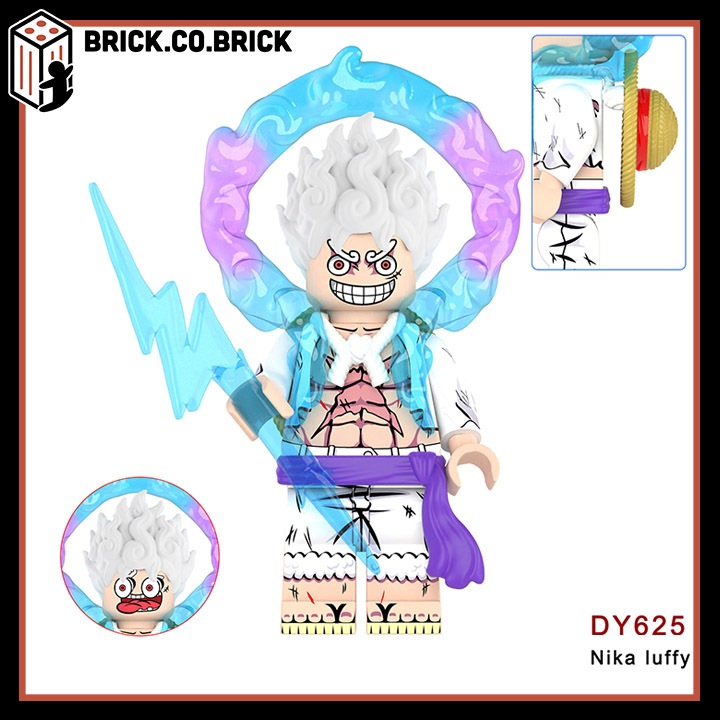 Luffy Gear 5 One Piece Đồ chơi Lắp ráp Luffy Đảo Hải Tặc Mô hình Vua Hải Tặc Luffy Cấp Bậc 5 One Piece DY624-DY625