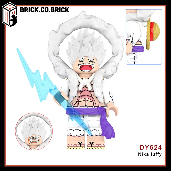 Luffy Gear 5 One Piece Đồ chơi Lắp ráp Luffy Đảo Hải Tặc Mô hình Vua Hải Tặc Luffy Cấp Bậc 5 One Piece DY624-DY625